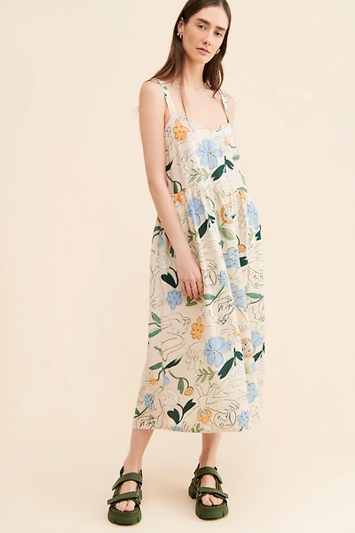 Eve Gravel Lily Midi Dress