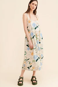 Eve Gravel Lily Midi Dress