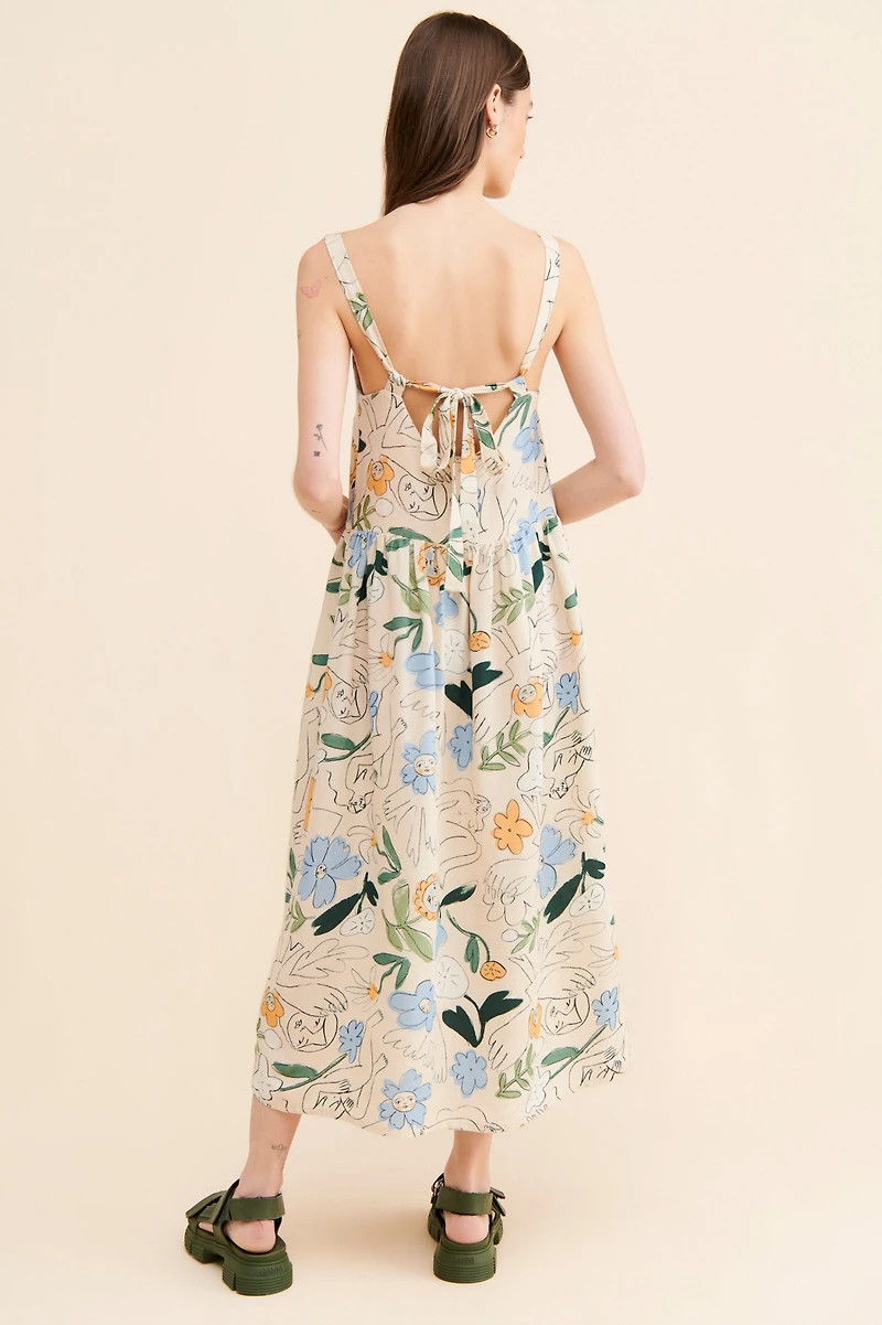 Eve Gravel Lily Midi Dress