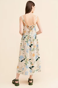 Eve Gravel Lily Midi Dress
