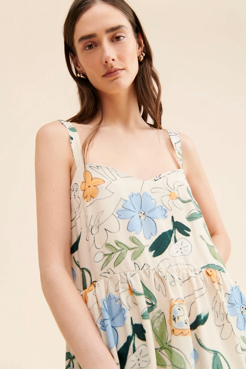 Eve Gravel Lily Midi Dress