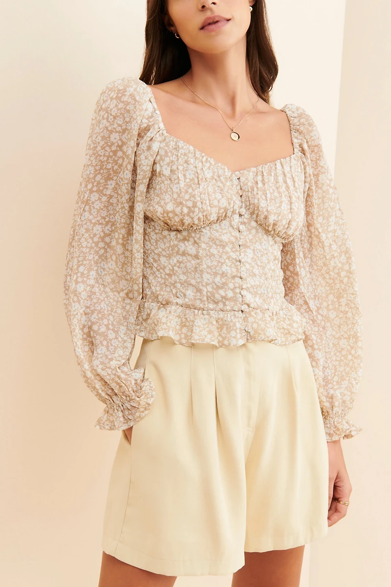 ASTR the Label Concord Blouse