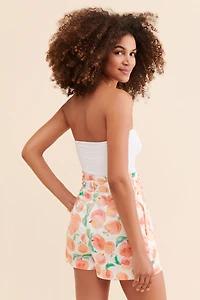Hutch High-Rise Peach Shorts