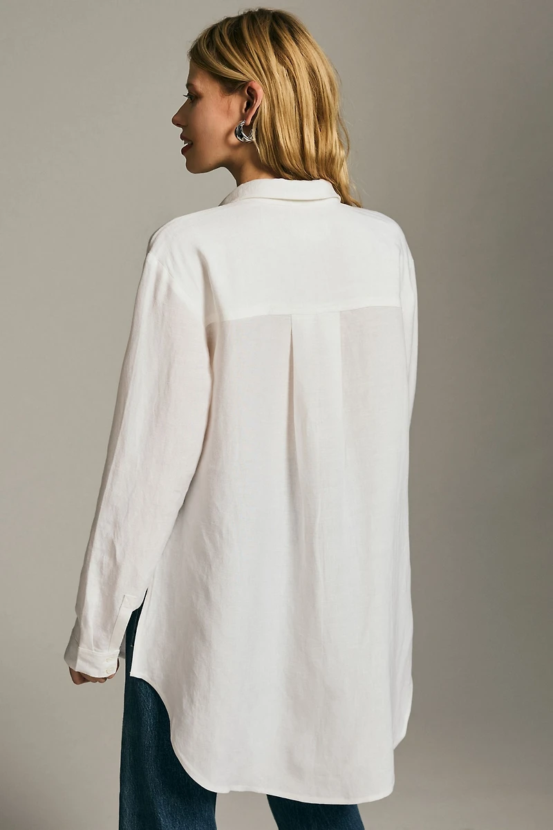 Longline Henley Shirt