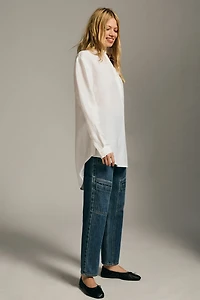 Longline Henley Shirt