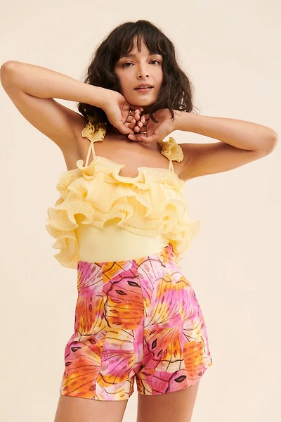 Aureta Etta Printed Shorts