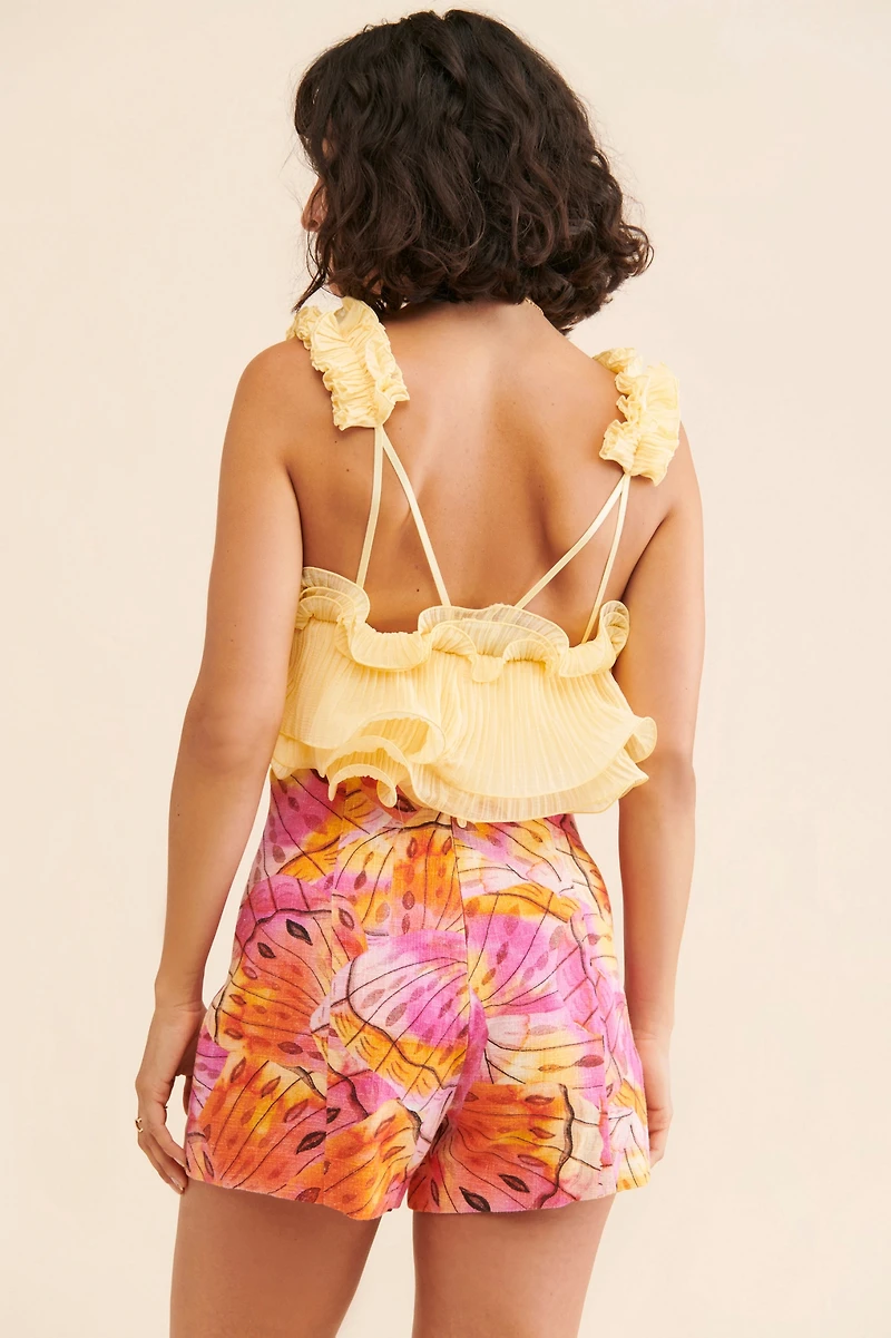 Aureta Etta Printed Shorts