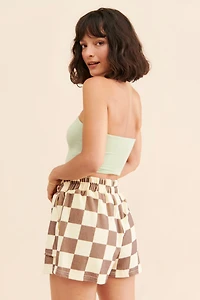 ONA Checker Terry Shorts