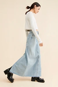 AGOLDE Hilla Denim Skirt