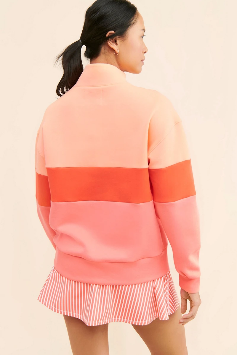 Nuuly x Addison Bay Varsity Quarter Zip Pullover