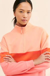 Nuuly x Addison Bay Varsity Quarter Zip Pullover