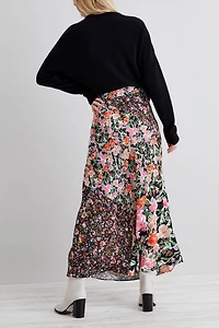 Kachel Georgia Printed Midi Skirt
