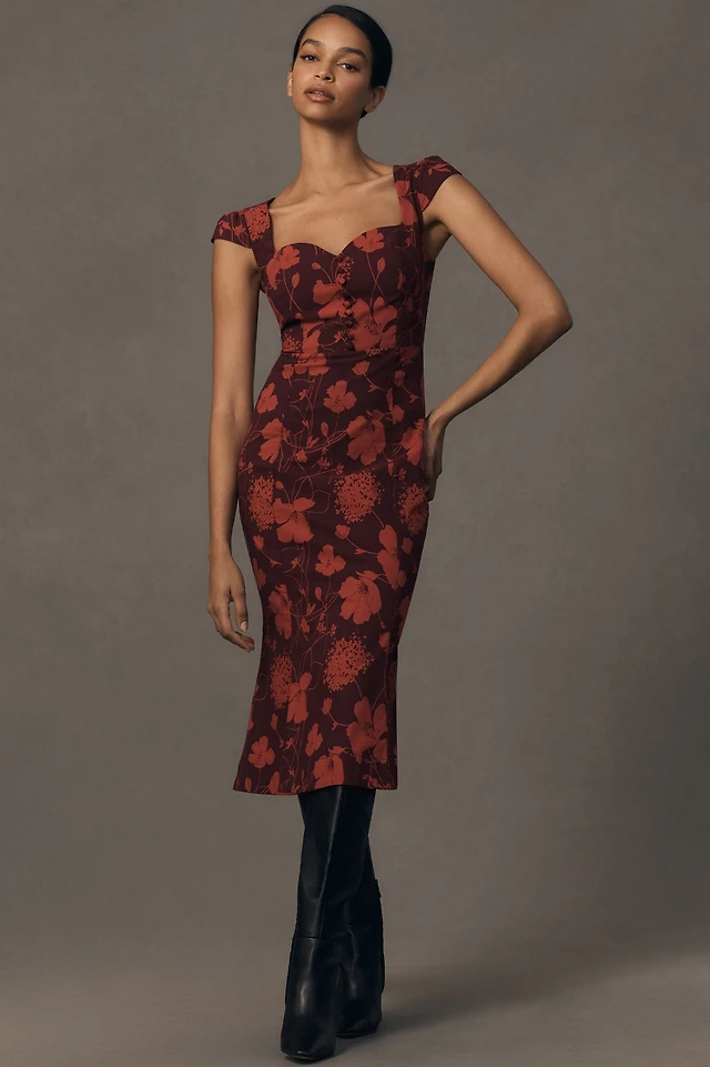 nordstrom audrey embroidered fit & flare dress Nordstrom Dress the Population Audrey Embroidered Fit & Flare Dove Multi at Nordstrom,