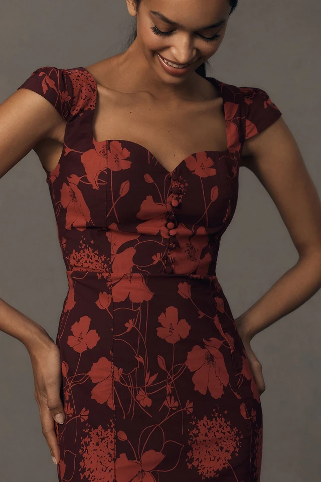 nordstrom audrey embroidered fit & flare dress Dress the Population Audrey Dress - Black