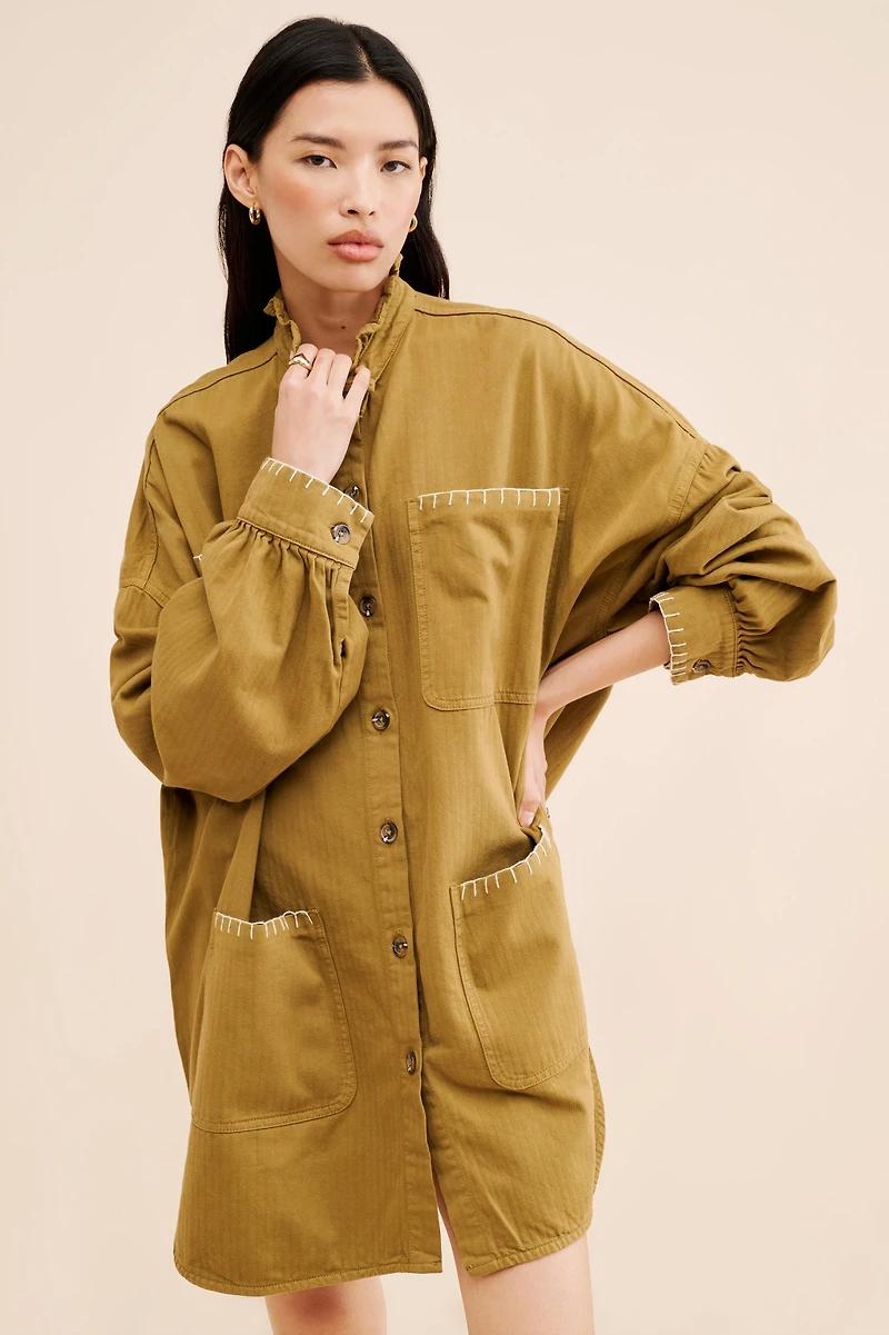 Seventy Mochi Pablo Oversized Shirt Dress