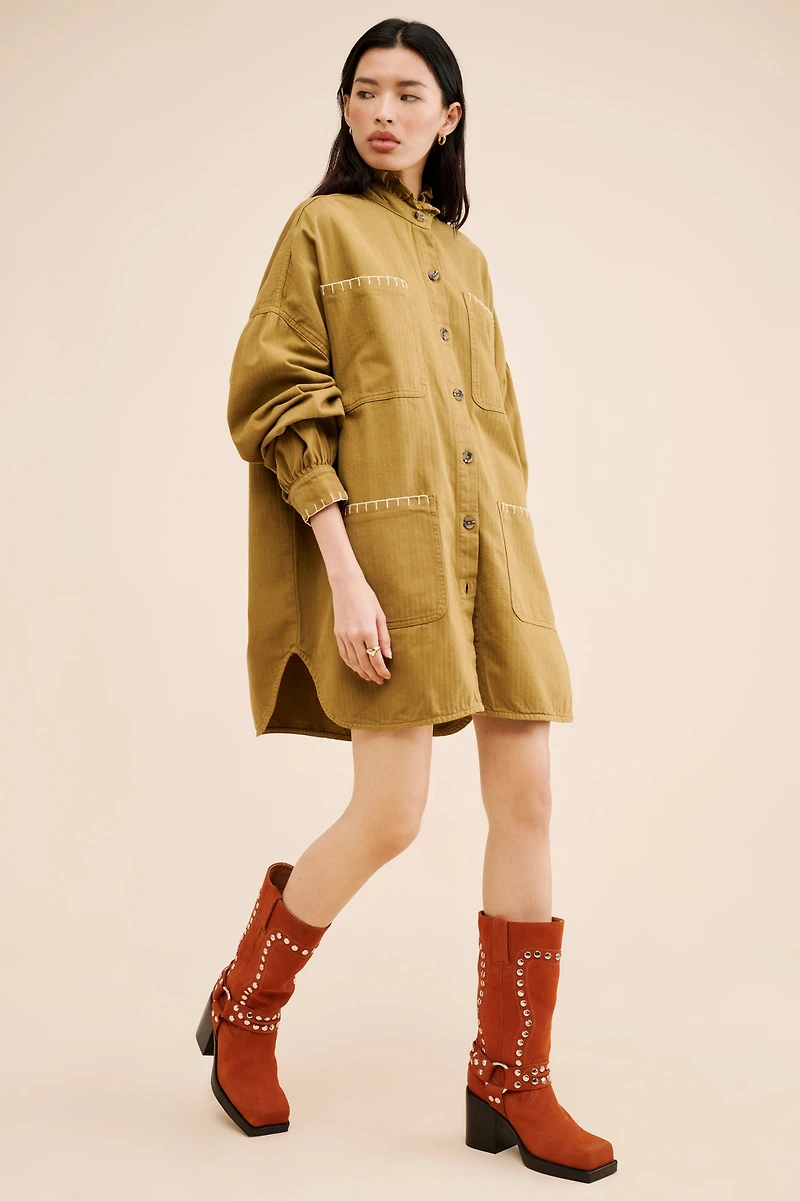 Seventy Mochi Pablo Oversized Shirt Dress