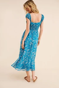 Hutch Medallion Tile Print Dress