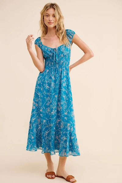 Hutch Medallion Tile Print Dress