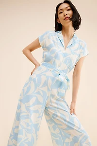 Little Lies Linen Blend Isla Jumpsuit