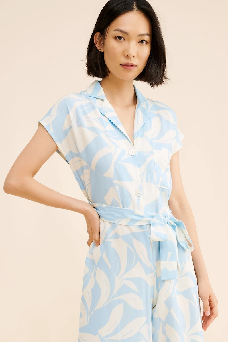 Little Lies Linen Blend Isla Jumpsuit