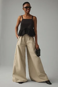 Sunday Brooklyn Tulle-Hem Ponte Tank