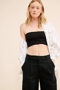 Madewell Harlow Linen Wide-Leg Trousers