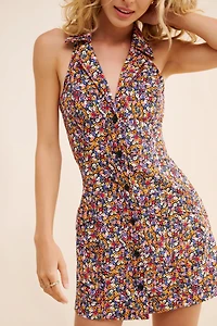 Maeve Sleeveless T-Back Blazer Mini Dress