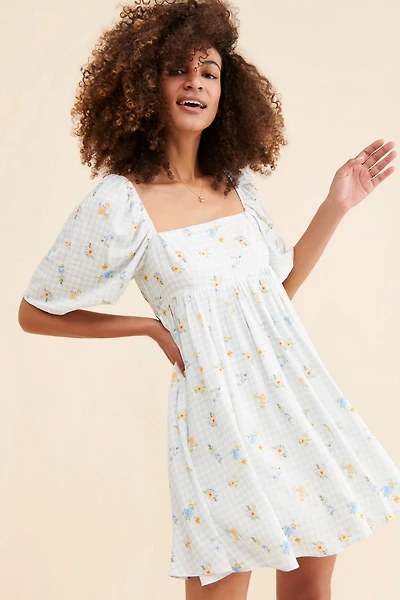 Sweet en Forme Gingham Mini Dress
