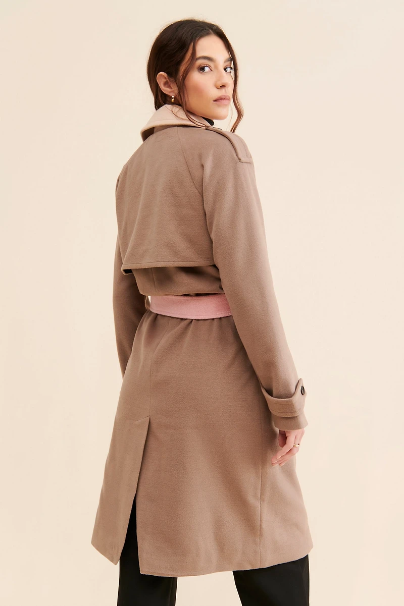 Noize Malia Trench Coat
