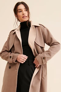 Noize Malia Trench Coat