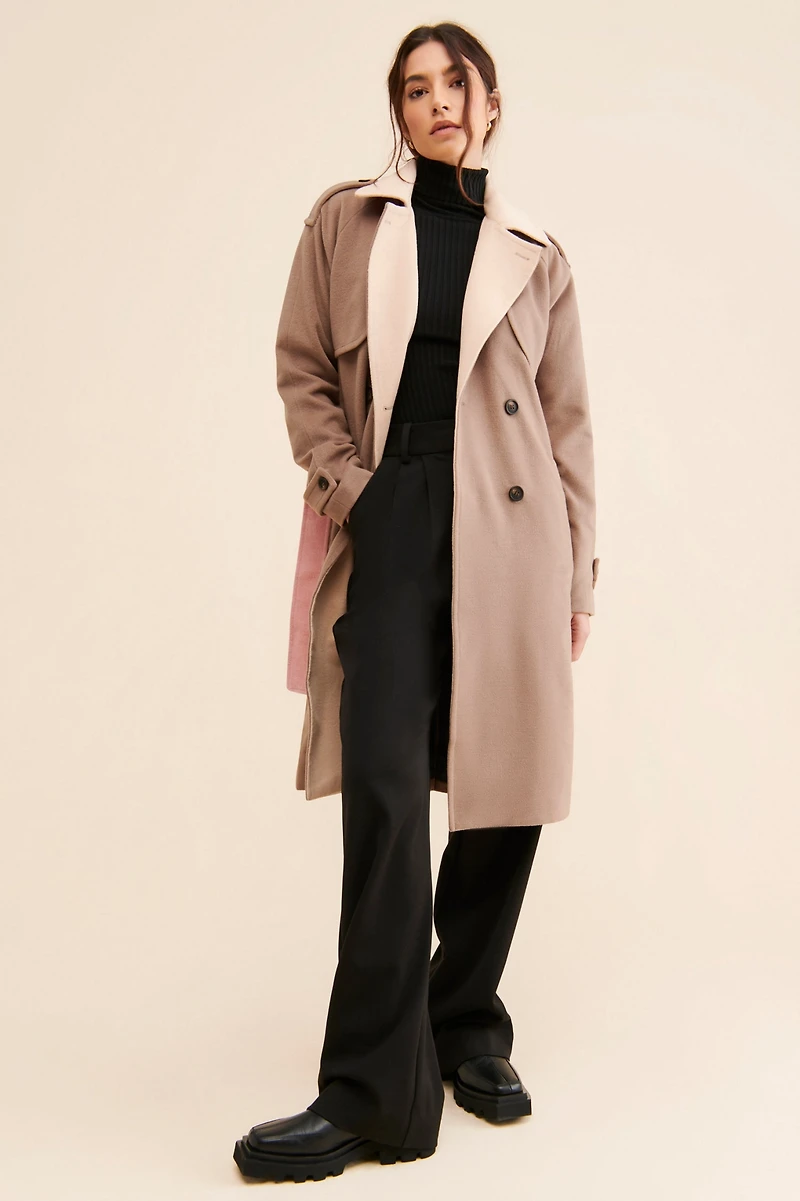 Noize Malia Trench Coat