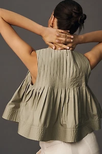 Mare Pleated Structured Swing Tank