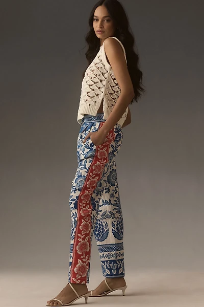FARM Rio Floral Linen Trousers