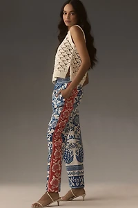 FARM Rio Floral Linen Trousers
