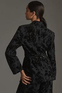 Floral Menswear Blazer