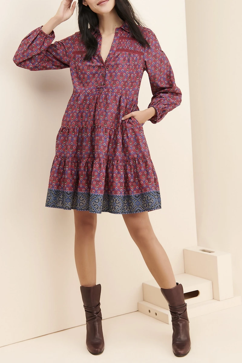 Diyana Tiered Tunic Dress