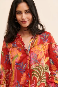 FARM Rio Mystic Bush Buttoned Blouse