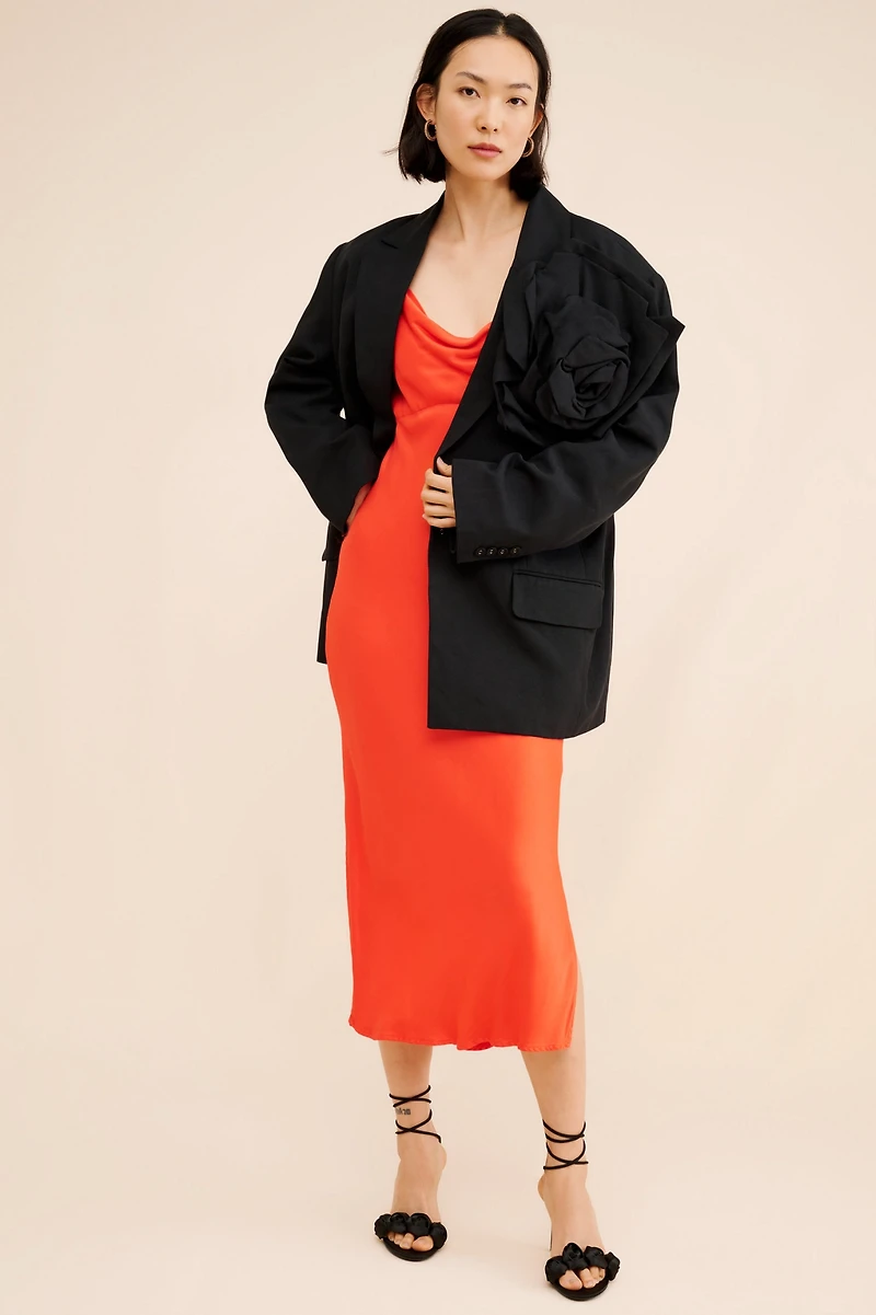 FARM Rio 3-D Flowered Blazer