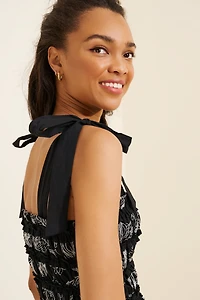 En Saison Magdalen Smocked Midi Dress