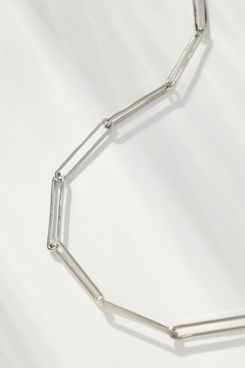Delicate Paperclip Necklace