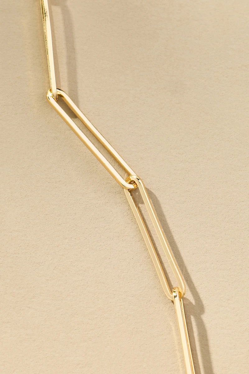 Delicate Paperclip Necklace