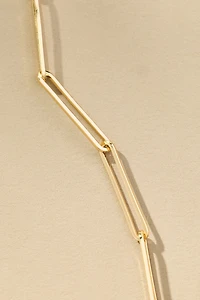 Delicate Paperclip Necklace