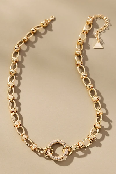 Linked Circle Chain Necklace