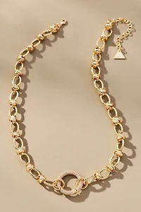 Linked Circle Chain Necklace