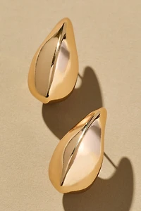 Curved Teardrop Earrings