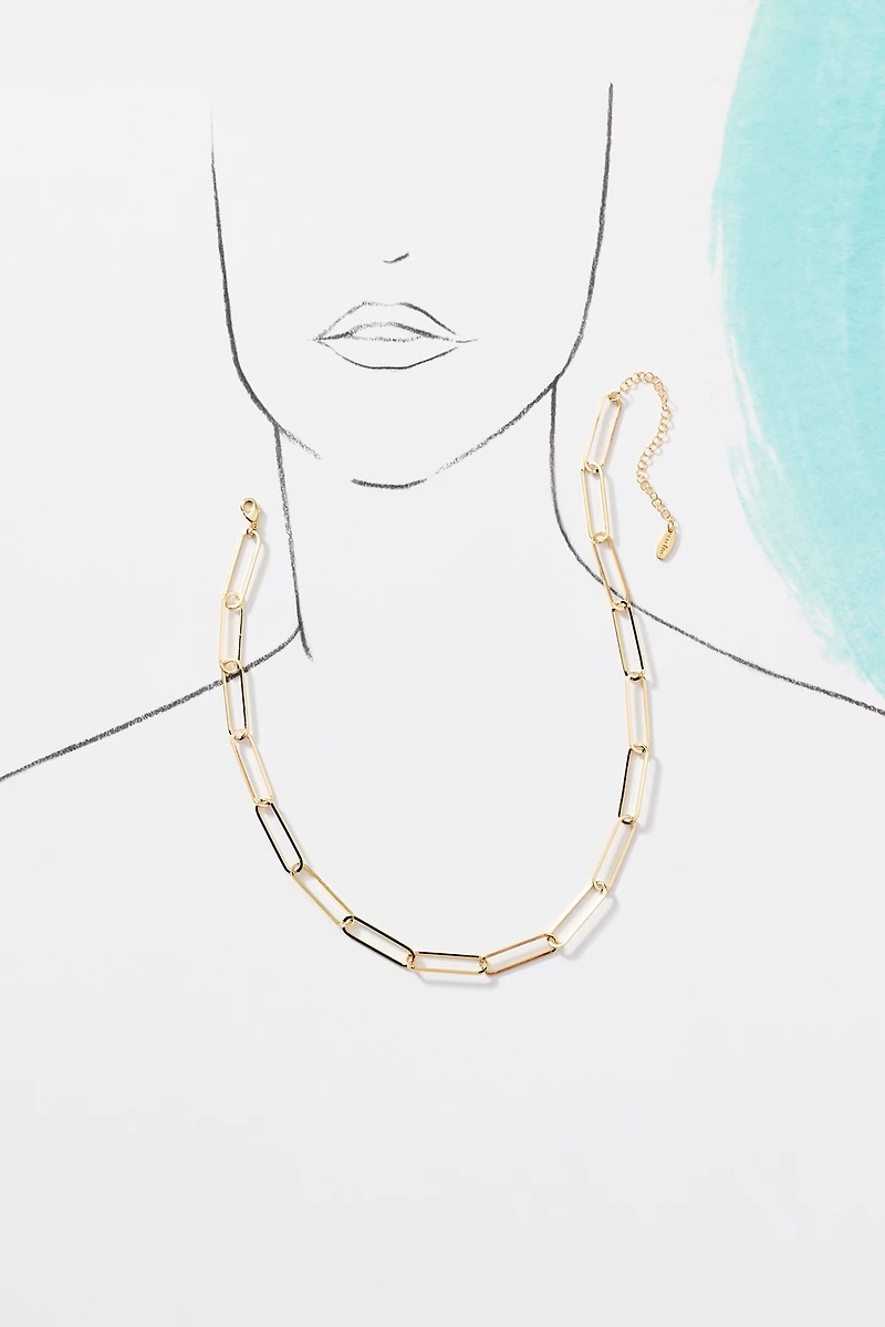 Large Link Chain Necklace