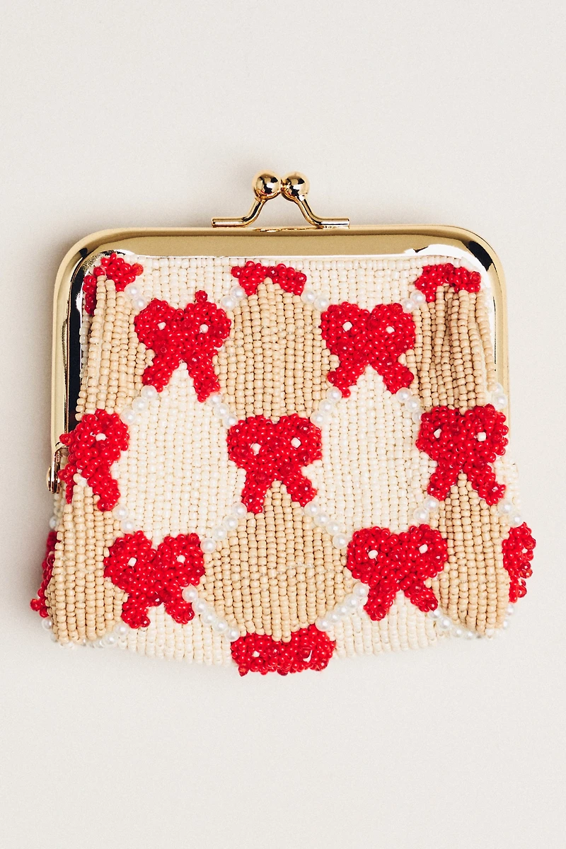 Beaded Kiss-Lock Coin Purse