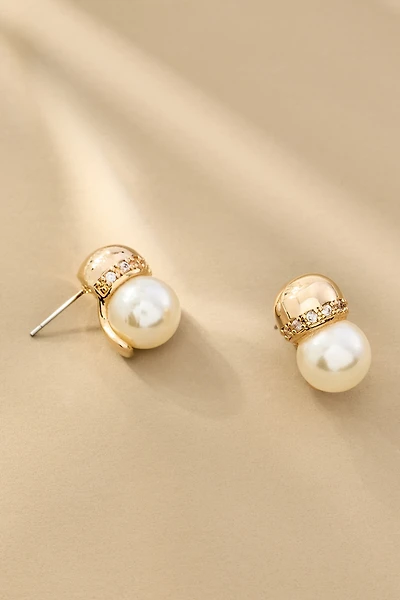 Dandy Pearl Vintage Earrings