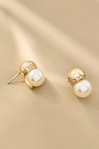 Dandy Pearl Vintage Earrings