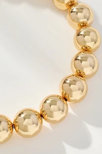 Large Beaded Choker Necklace